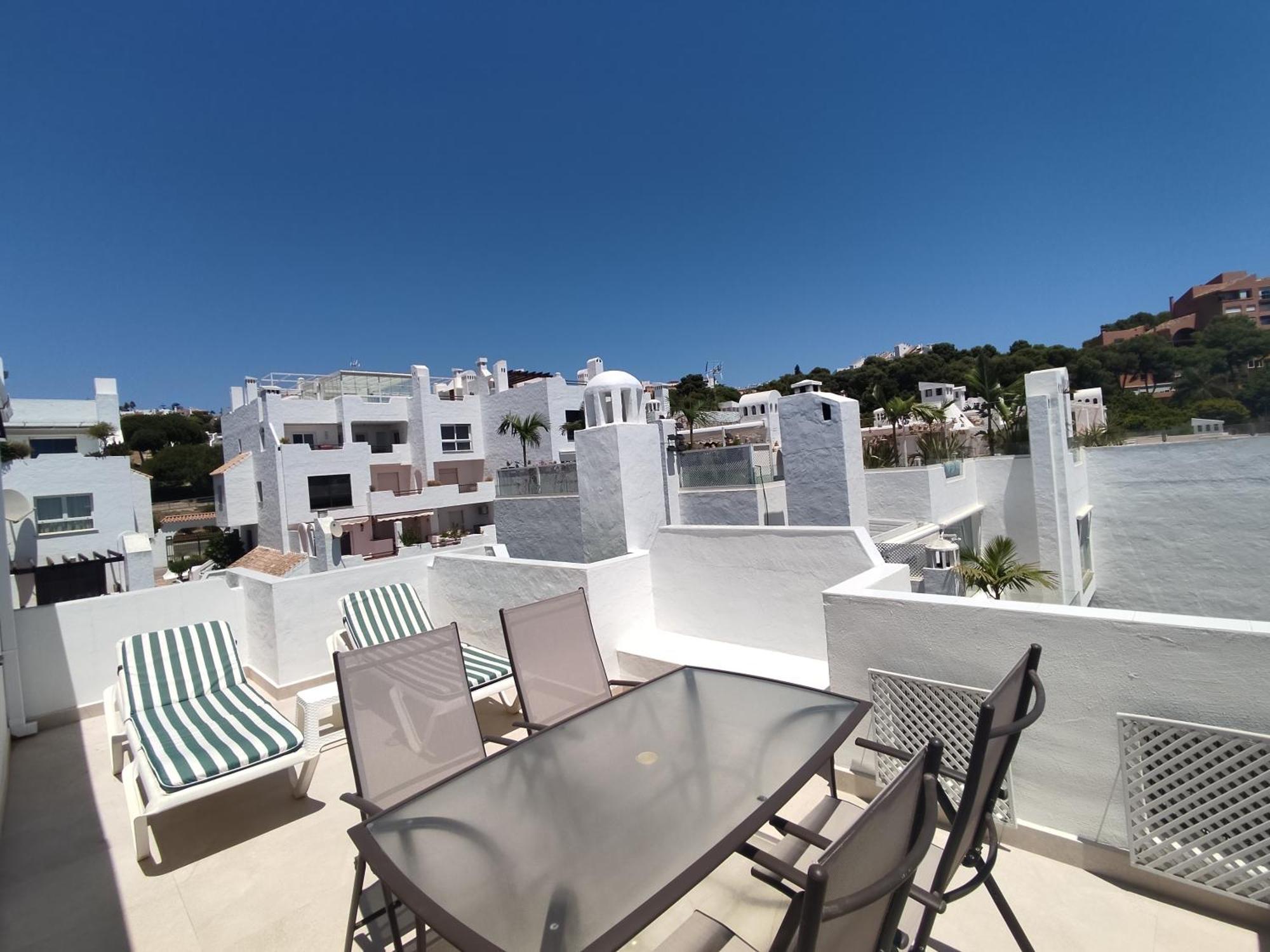 Апартаменты Front Sea View Penthouse Эстепона Экстерьер фото